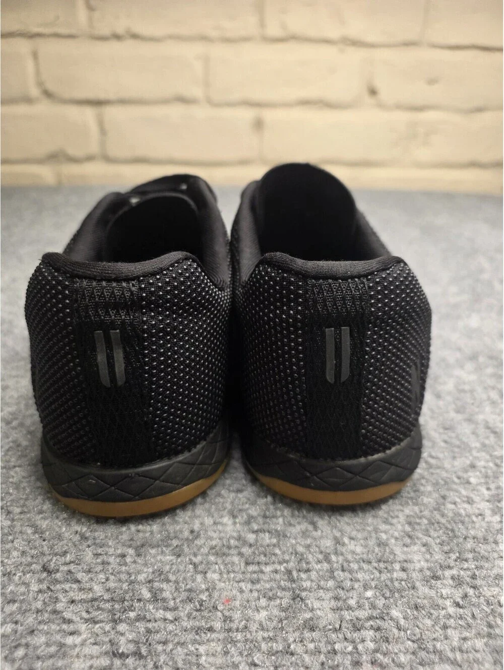 NOBULL Outwork Training Shoes Mens 11 Womens 12.5 Black Gum Crossfit Sneaker